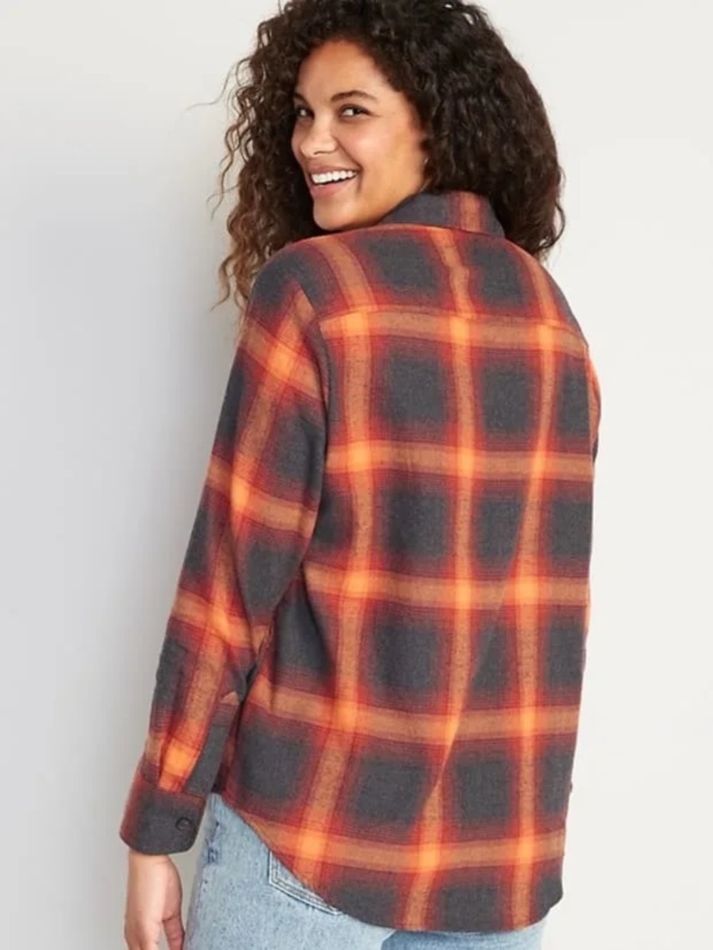Old Navy “The Boyfriend” Flannel Shirt